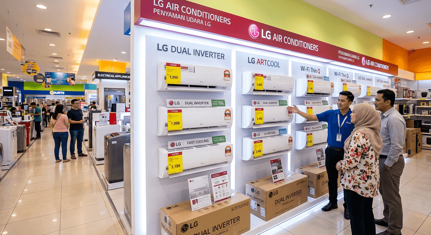 Harga Aircond LG 2026 — Panduan Lengkap Semua Model