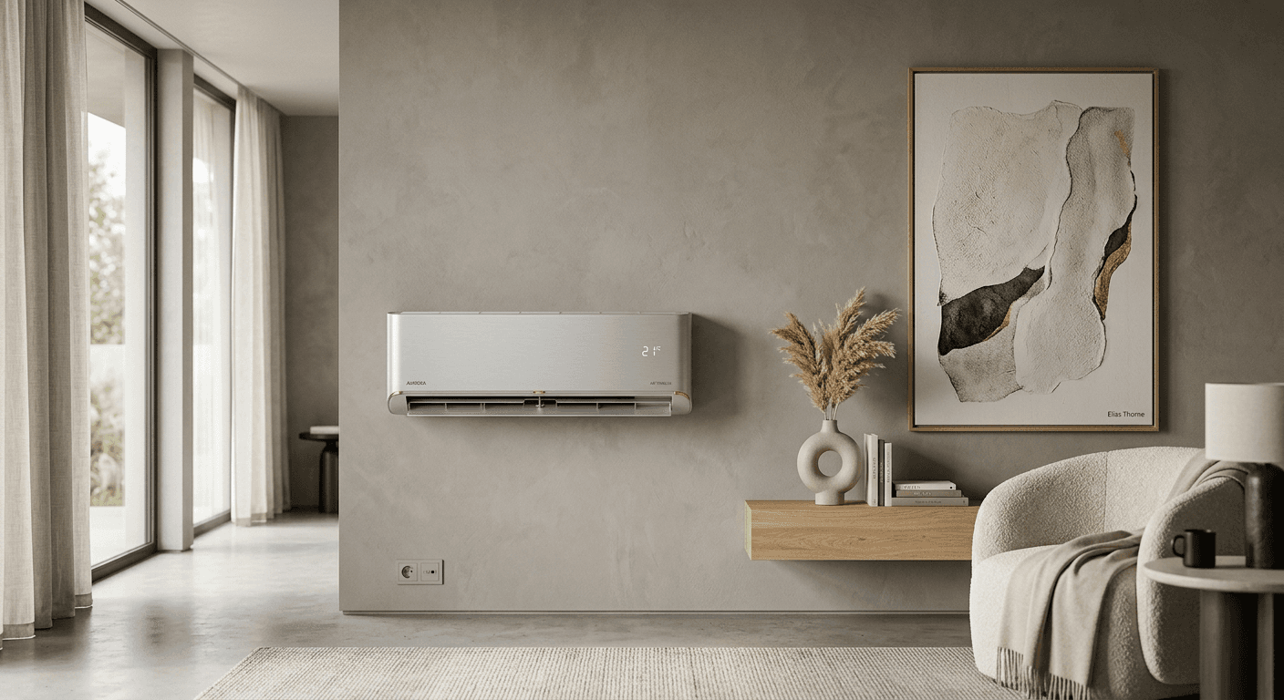 LG Art Cool — Aircond Designer Dengan Mirror Panel